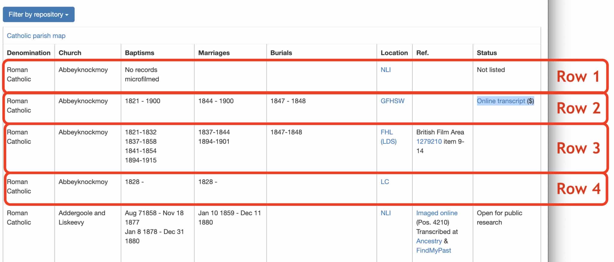 Screenshot 2023 10 26 at 13.21.14 - Module 3: Irish Record Sets - What's Available and Where to find them