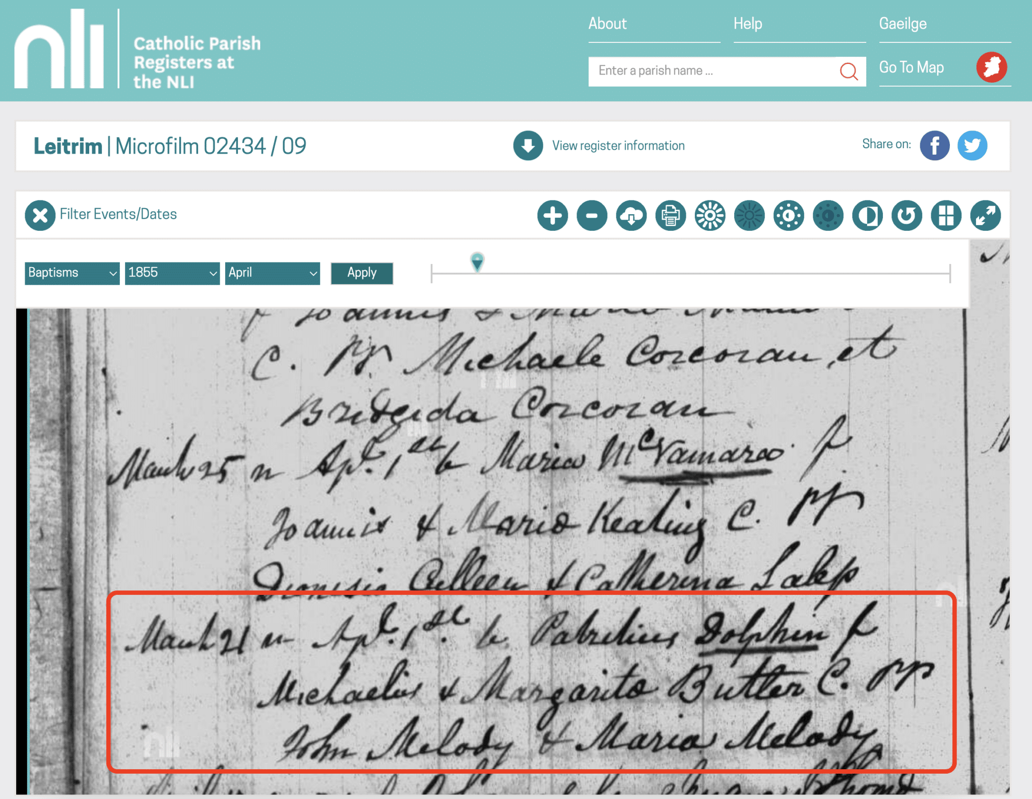 Screenshot 2023 12 04 at 12.33.10 - Module 5: Let's Search the Irish Church Records