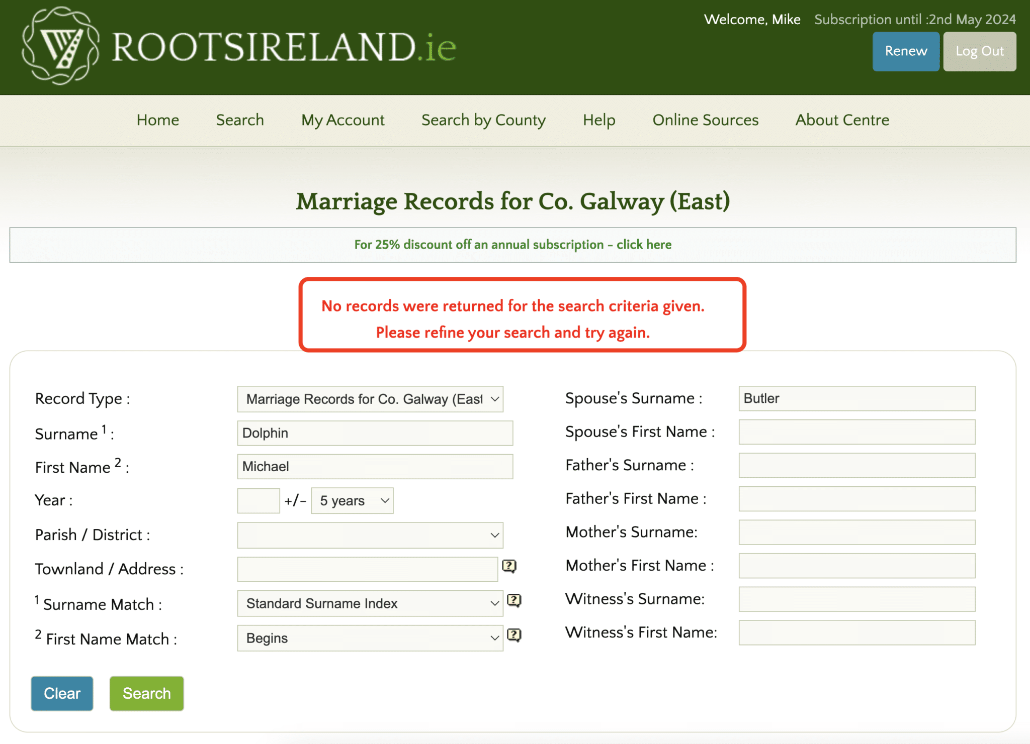 Screenshot 2023 12 06 at 12.59.53 - Module 5: Let's Search the Irish Church Records