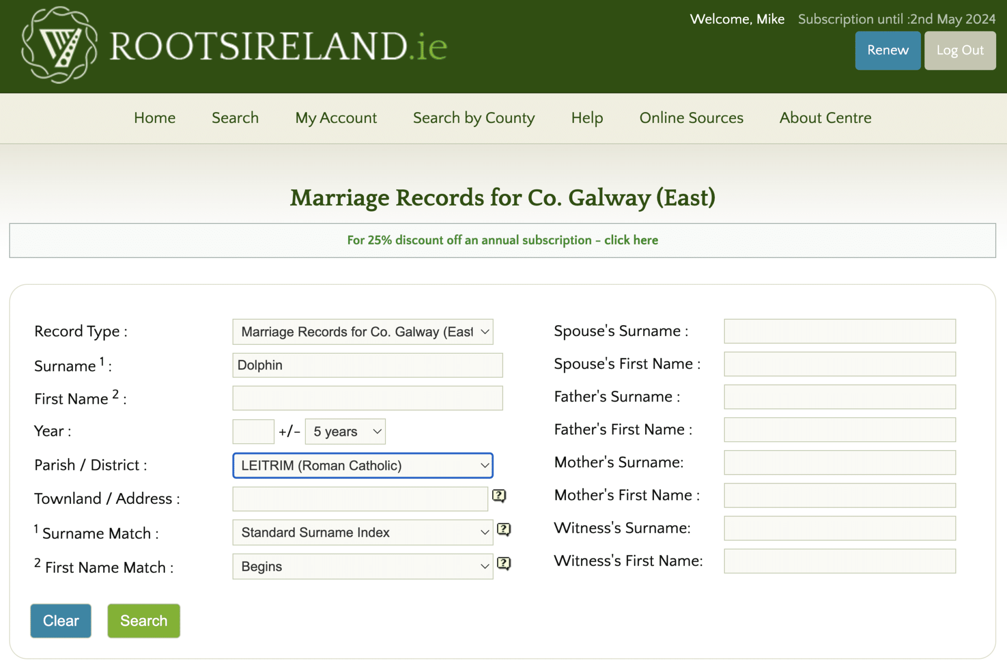 Screenshot 2023 12 06 at 13.34.44 1 - Module 5: Let's Search the Irish Church Records