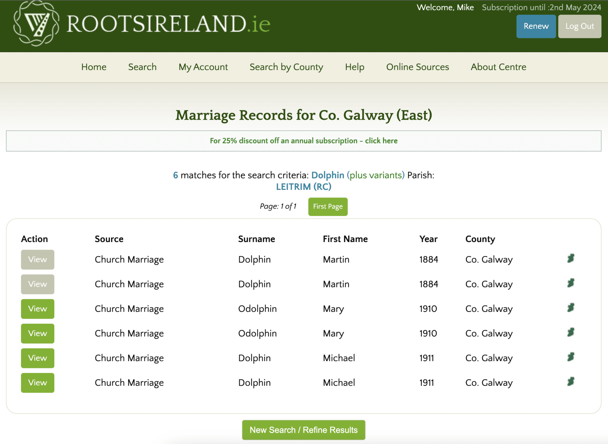 Screenshot 2023 12 06 at 13.37.00 - Module 5: Let's Search the Irish Church Records
