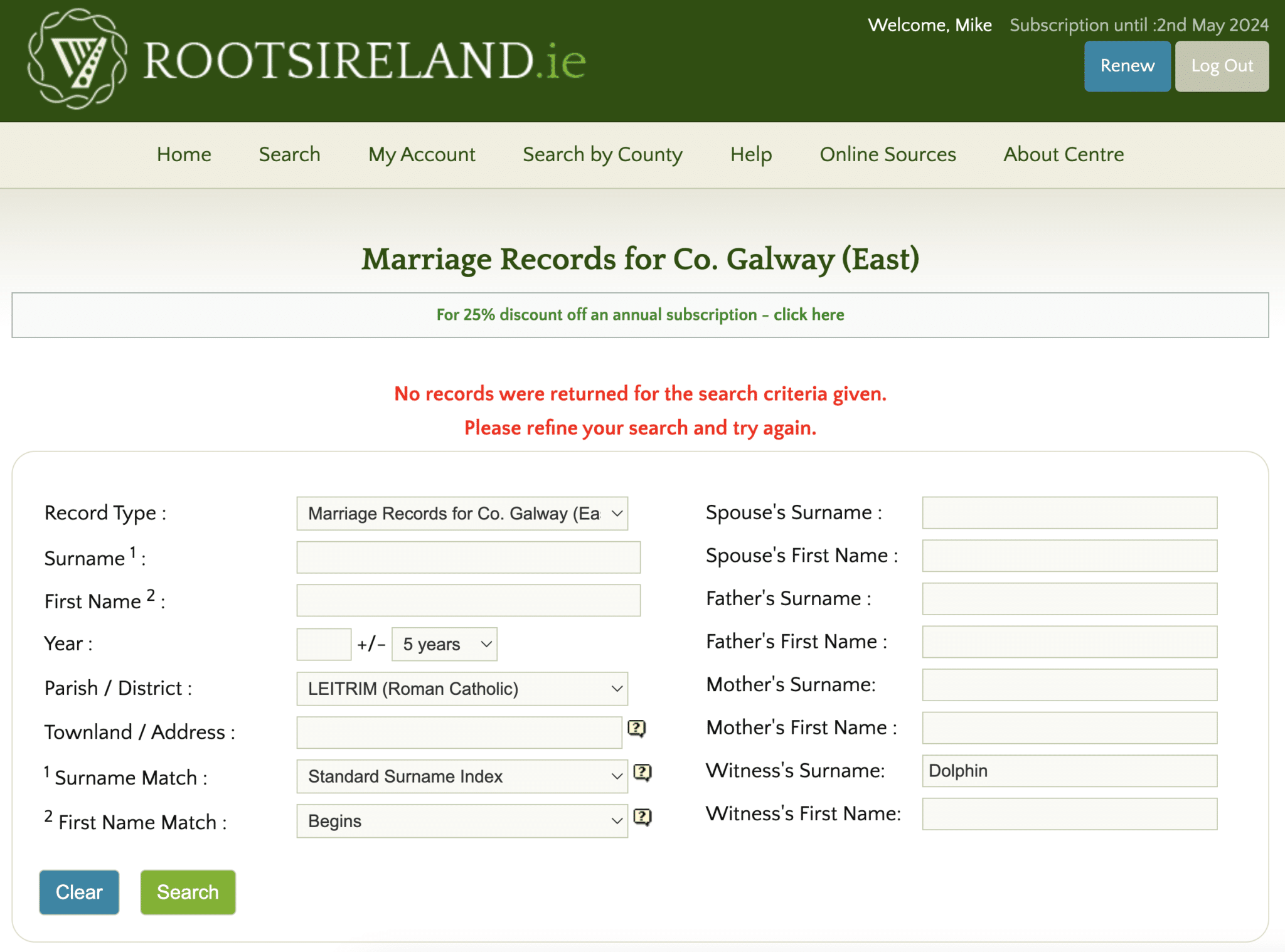 Screenshot 2023 12 06 at 14.45.39 - Module 5: Let's Search the Irish Church Records